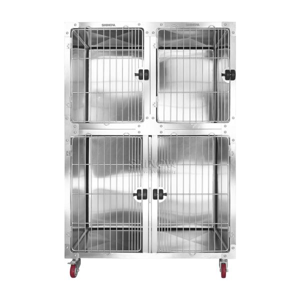 Jaula Para Perros Modular de Acero Inoxidable