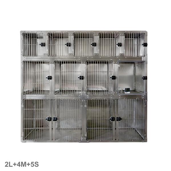 Jaula Para Perros Modular de Acero Inoxidable